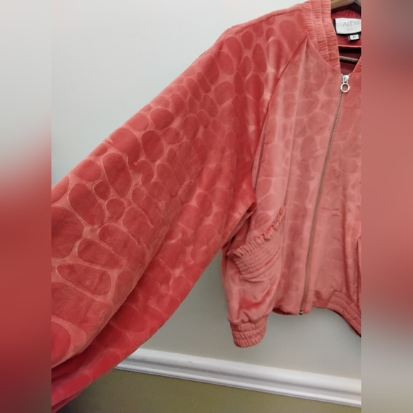 Alexis Velour Textured JACKET Medium - Picture 2 of 5